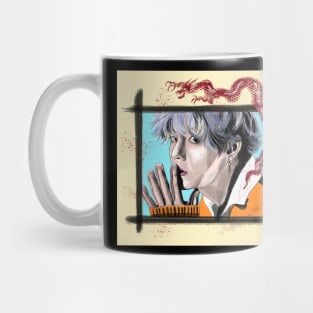 BTS Kim Taehyung Fan Art Mug